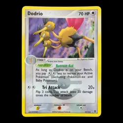 Dodrio 21/112 EX FireRed LeafGreen RARE REVERSE HOLO Pokemon Card 2004 LP-NM! - Image 1
