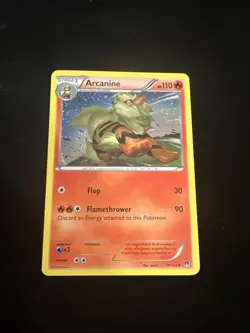 Pokemon TCG Card 2016 XY BREAKpoint Arcanine 11/122 Non-Holo Stage1 2016 - Image 1