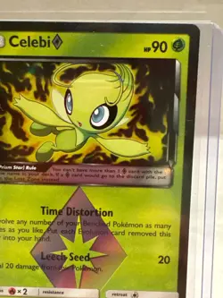 Pokemon TCG Cards Celebi Prism Star 19/214 Lost Thunder Ultra Rare NM-M - Image 2