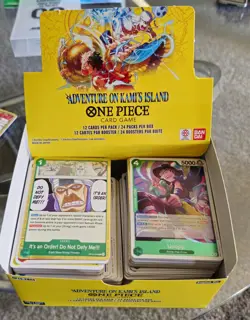 One Piece Op15-EB04 Booster Box Card Lot Bulk Adventure On Kami’s Island w/ HITS - Image 1