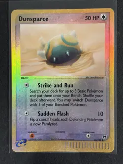 Pokemon Dunsparce 60/100 EX Sandstorm Holo Rare Card Nintendo 2003 - Image 1