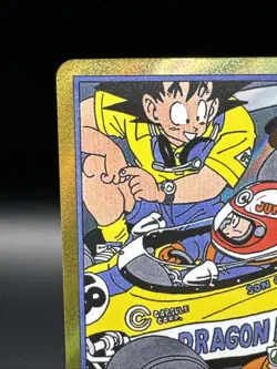 Son Goku Energy Marker E-53 Gold Manga Booster Dragon Ball Card English - Image 2