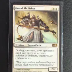 Magic: The Gathering Grand Abolisher Core Set 2012 M12 White Creature Card 2/2 - Image 1