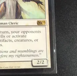 Magic: The Gathering Grand Abolisher Core Set 2012 M12 White Creature Card 2/2 - Image 5