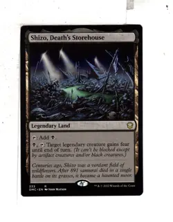 MTG SkeenAB Shizo Death's Storehouse from Commander Dominaria United. NM. - Image 1