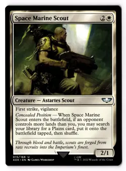 Space Marine Scout 15 Universes Beyond: Warhammer 40,000 Normal NM - Image 1