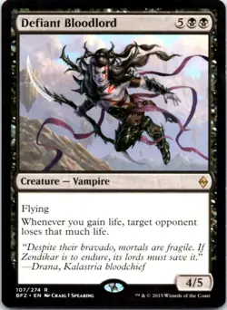 Defiant Bloodlord Battle for Zendikar, 107 NM - Image 1