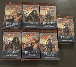 MTG Aether Revolt 7 Booster Packs/ Factory Sealed/ Spanish Language - Image 1