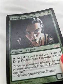 Elves of Deep Shadow x1 *FOIL* FNM Promo 1x Magic Very Good Moderate Play VG MP - Image 5