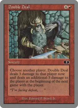 4 Double Deal 4x x4 - LP - Unglued - SPARROW MAGIC mtg - Image 1