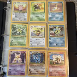 Binder of 1999 Pokemon Card Lot Of 244 cards HOLOS / first edition / collection - Image 1