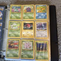 Binder of 1999 Pokemon Card Lot Of 244 cards HOLOS / first edition / collection - Image 2