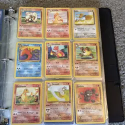 Binder of 1999 Pokemon Card Lot Of 244 cards HOLOS / first edition / collection - Image 4
