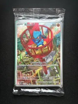 Pokemon: Riolu Mega Evolution Promo Full Art Holo 010 (Sealed) - Image 1