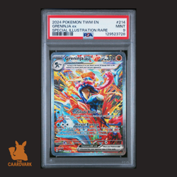 PSA 9 Greninja #214 Twilight Masquerade | Special Illustration Rare | Pokemon - Image 1