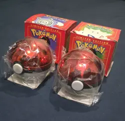 Pokemon 23k Gold Plated Togepi & Poliwhirl SEALED Pokeball Burger King Promo - Image 1