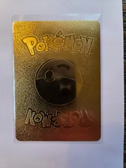 Pokemon Charizard Gold Foil Fan Art Collector Card - 4/102 - 120 HP - MINT - Image 2