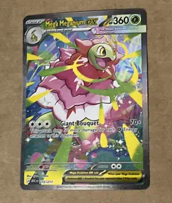 Pokemon Mega Meganium EX SIR 272/217 Ascended Heroes English, Mint Condition! - Image 5