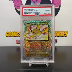 Dark Raichu Reverse Holo PSA 8 2002 Pokemon Legendary Collection 7/110 - Image 1