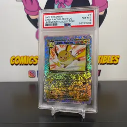 Dark Raichu Reverse Holo PSA 8 2002 Pokemon Legendary Collection 7/110 - Image 2