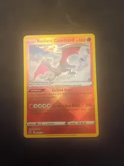 Pokemon TCG Radiant Charizard Crown Zenith 020/159 NM Condition - Image 4