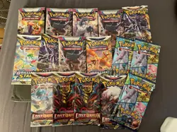 16 Pokemon TCG Assorted Paldea, lost origin, GO, Astral,Brilliant Booster Pack - Image 1