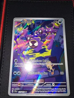 Pokemon Gastly 177/162 SV05: Temporal Forces Illustration Rare Full Art Holo - Image 1