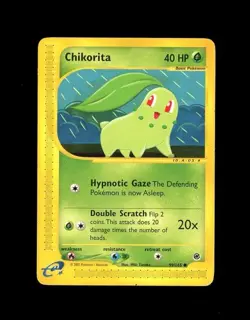 2002 Pokemon Expedition CHIKORITA E READER 99/165! MP - Image 1