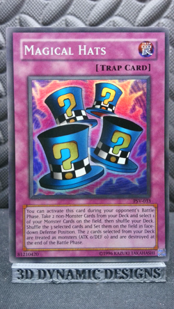 | Yugioh Magical Hats PSV-033 Super Rare OG Pharaohs Servant LP 🔥 | - Image 1