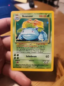 Pokemon TCG Venusaur Base Set 15/102 Holo 1999-2000 Wizards Base Set... - Image 1