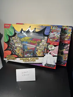 Pokemon Ascended Heroes Premium Poster Collection x2 (Gardevoir & Lucario) - Image 1