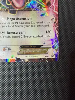 Rayquaza EX XY69 Promo XY Black Star Promos Pokemon HP/DMG - Image 4