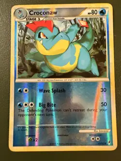 Pokemon TCG Croconaw 41/95 Call of Legends COL1 Reverse Holo MP - Image 1