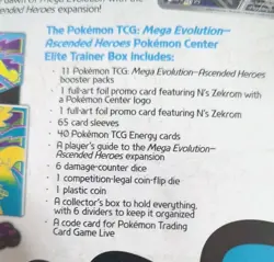 Pokemon Center Ascended Heroes Elite Trainer Box SEALED PC ETB -bent corner/tear - Image 3