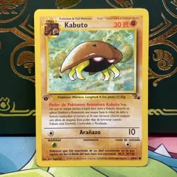 Pokemon - Kabuto 50/62 - 1st edition - Fossil- SPANISH LP - Image 1