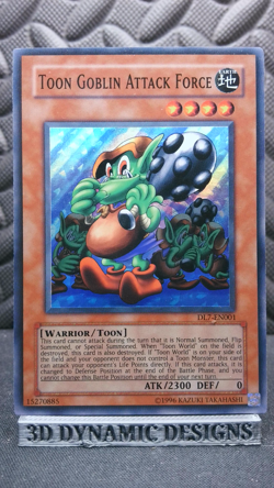 | Yugioh Toon Goblin Attack Force DL7-EN001 Secret Rare League Promo PL 🔥 | - Image 1