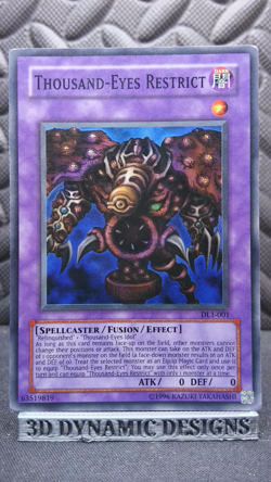 | Yugioh Thousand-Eyes Restrict DL1-001 Super Rare Duelist League Promo HP 🔥 | - Image 1