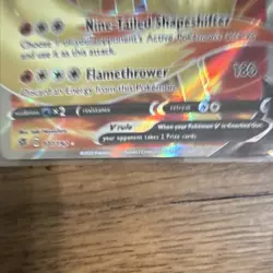 Pokemon Ninetales V 177/192 Swsh02: Rebel Clash Ultra Rare Full Art Holo 200 HP - Image 3