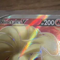 Pokemon Ninetales V 177/192 Swsh02: Rebel Clash Ultra Rare Full Art Holo 200 HP - Image 4