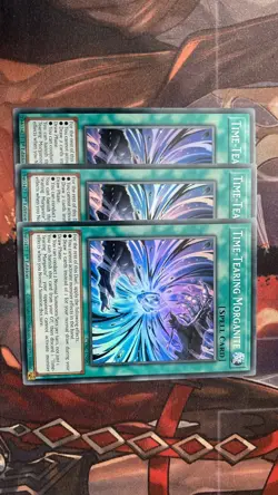 x3 CYAC-EN067 Time-Tearing Morganite Super Rare 1st Edition NM YuGiOh Playset - Image 1