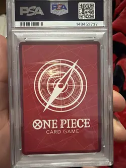 2022 ONE PIECE STARTER DECK ST01-STRAW HAT CREW 001 MONKEY D. LUFFY ERRATA Psa 8 - Image 2