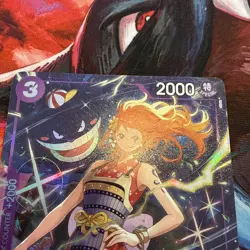 One Piece TCG gengar Nami OP09-070 NM+ Rare - Image 2