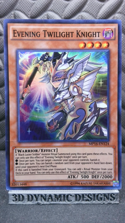 | Yugioh Evening Twilight Knight MP16-EN124 Super Rare HP 🔥 | - Image 1