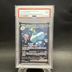 Pokemon PSA 9 Jellicent EX Special Illustration Rare White Flare 168/086 - Image 1