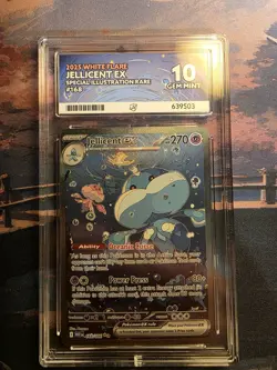 Jellicent EX 168/086 Graded ACE 10 White Flare Pokemon Card Perfect Sub Grades - Image 1