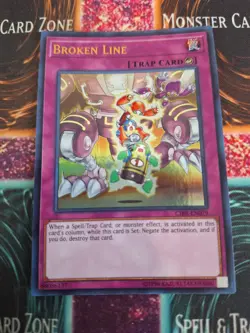 Yugioh Broken Line CIBR-EN079 Ultra Rare 1st Edition Near Mint - Image 1