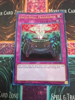 Yugioh Anti-Spell Fragrance BLLR-EN078 Ultra Rare 1st Edition Near Mint - Image 1