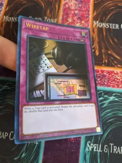 Yugioh Wiretap DUDE-EN054 Ultra Rare 1st Edition Near Mint - Image 2