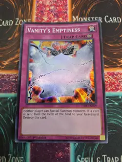 Yugioh Vanity's Emptiness THSF-EN059 Super Rare 1st Edition Near Mint - Image 1
