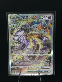 Pokemon Crown Zenith Mewtwo VSTAR GG44/GG70 Full Art Mint Card Charizard - Image 4